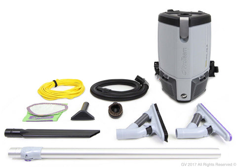ProTeam ProVac FS6 Backpack Vacuum with ProBlade Tool Kit | Extremely Powerful | Includes Kit# 107534 107531 |