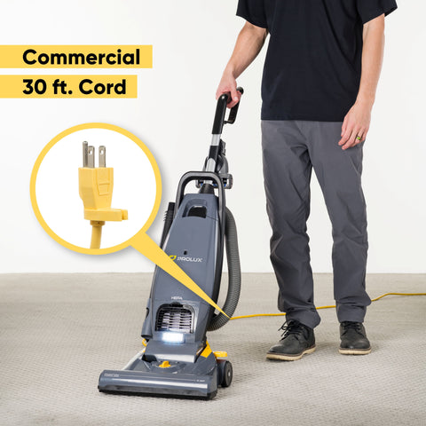 Prolux Phantom Commercial Bagged Upright Sealed HEPA Pet Vacuum for Professional Cleaners