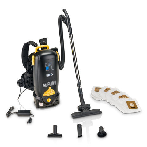 Prolux 8 Quart 1hr Lithium Battery Powered Backpack Vacuum with 2 Year Warranty