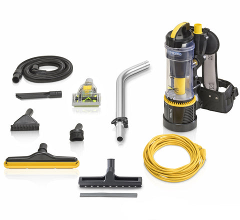 Prolux 2.0 Black and Yellow Commercial Bagless Backpack Vacuum