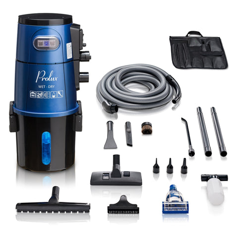 Blue Professional Grade Wall Mountable Wet / Dry Garage and Shop Vacuum by Prolux