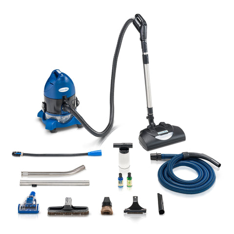 2020 Ocean Blue Water Filtration Bagless Canister Vacuum Cleaner With Pet Tool & Attachments