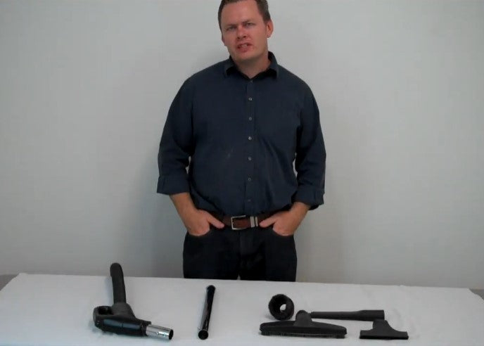 How To Connect Rainbow Vacuum Tools  Button Lock VS. Friction Fit