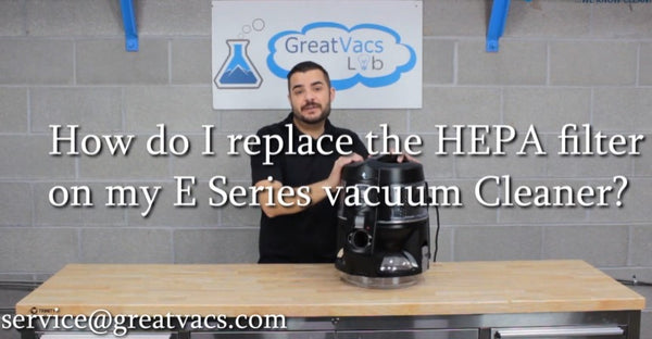 How to Replace an E Series Rainbow HEPA Filter