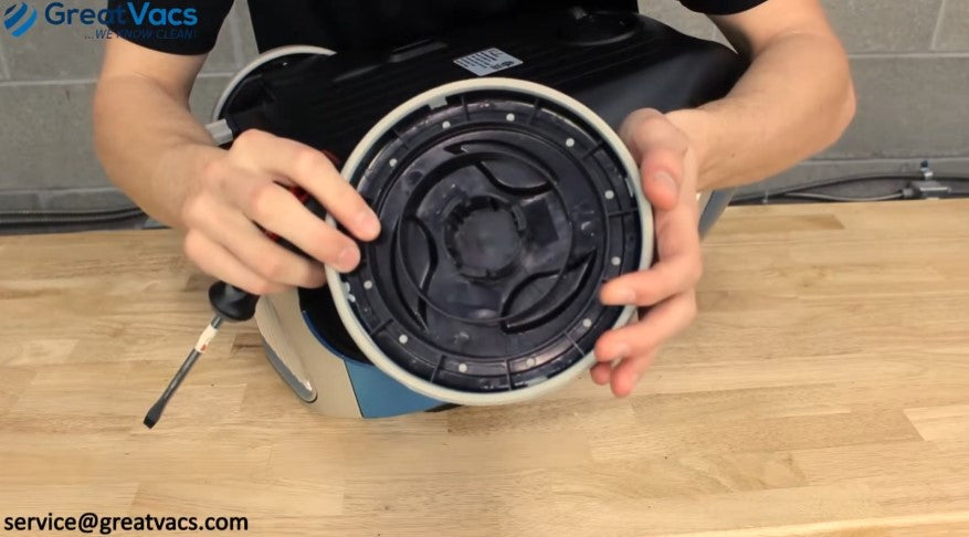 How to Replace the Rear Wheel on a Prolux Tritan Vacuum