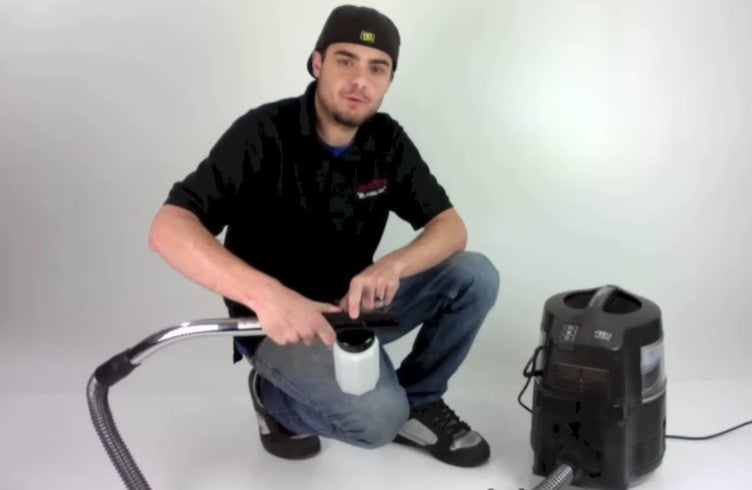 How To Use the Hand Held Upholstery Shampooer Sprayer for E2 E Series Rainbow Vacuum Cleaners
