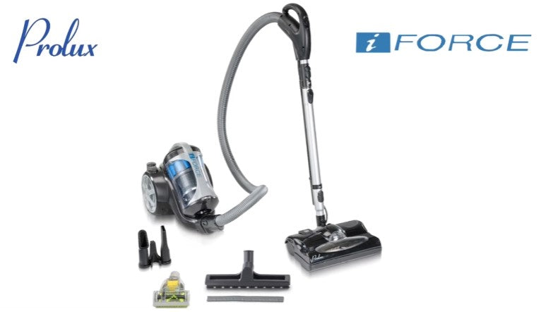 The Prolux iForce Bagless Canister Vacuum