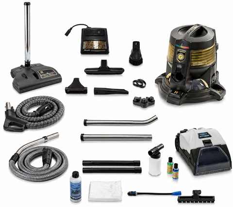 Rainbow E2 Gold Refurbished 2-Speed Canister Vacuum 5-Year Warranty |Carpet Shampooer system |Air & water filtration Mode