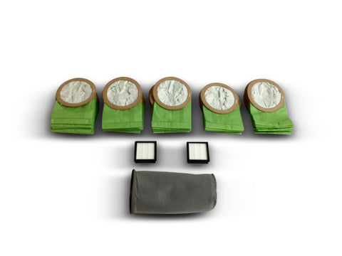 50 pack of ProTeam 10 Qt. bags + 2 filters & 1 cloth bag