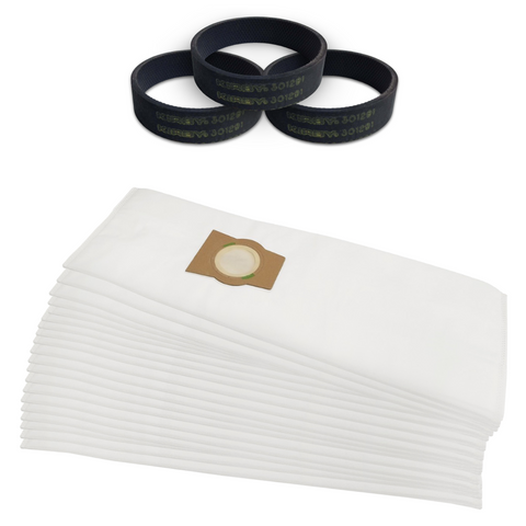 20 pack of Fitall Kirby bags + 3 Kirby belts - Fits all Kirby Models by GV