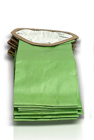 10 pack replacement bags for ProTeam 107313 10 quart Triangle Backpack Vacuum Bags  by GV