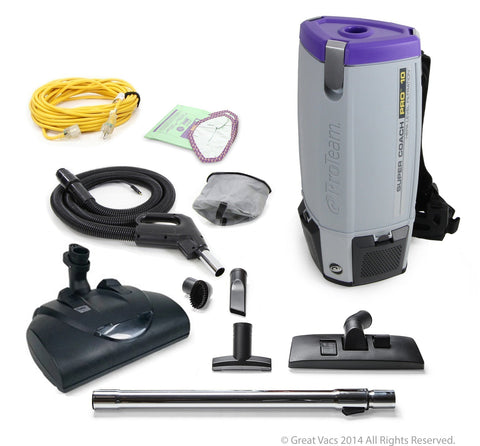 Proteam Super Coach Pro 10 QT Vacuum Cleaner with Power Head