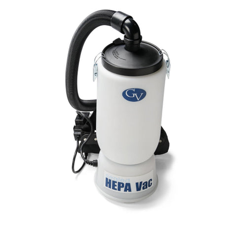 New GV 6qt HEPA Backpack Vacuum with professional 1 1/2" tool kit Commercial Restaurant Industrial