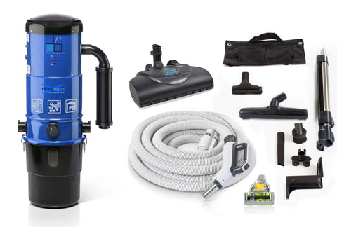 Central Vacuum Unit w/ Powerful 2 Speed Motor, Prolux Hose Kit, and 25 Year Warranty by Prolux