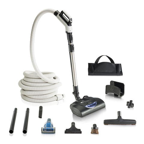 Premium Prolux Universal Central Vacuum Hose Kit With Wessel Werk Power Nozzle.