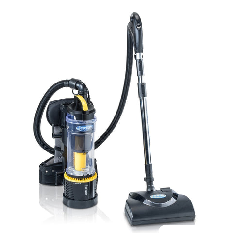 Commercial Lightweight Bagless Backpack Vacuum w/ Power Nozzle and Warranty 5 YR Warranty by Prolux 2.0