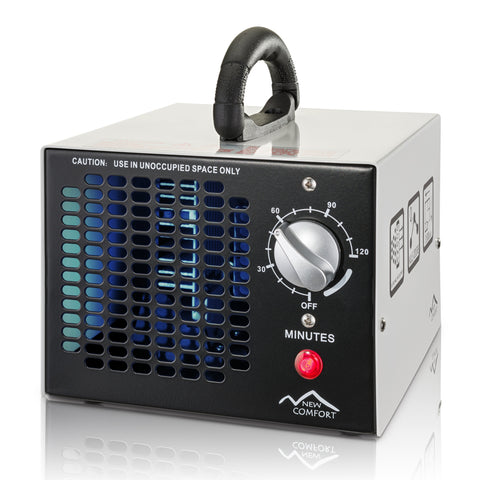 Compact Odor Eliminating White Commercial Ozone Generator by New Comfort